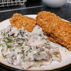 A picture of Sour cream chicken dippers.