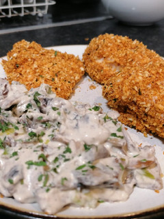 A picture of Sour cream chicken dippers.