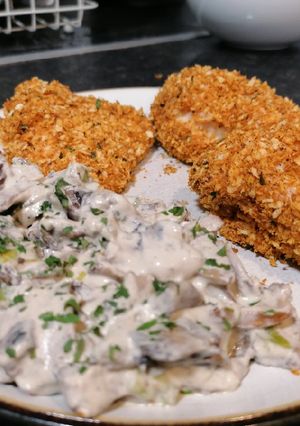 A picture of Sour cream chicken dippers.