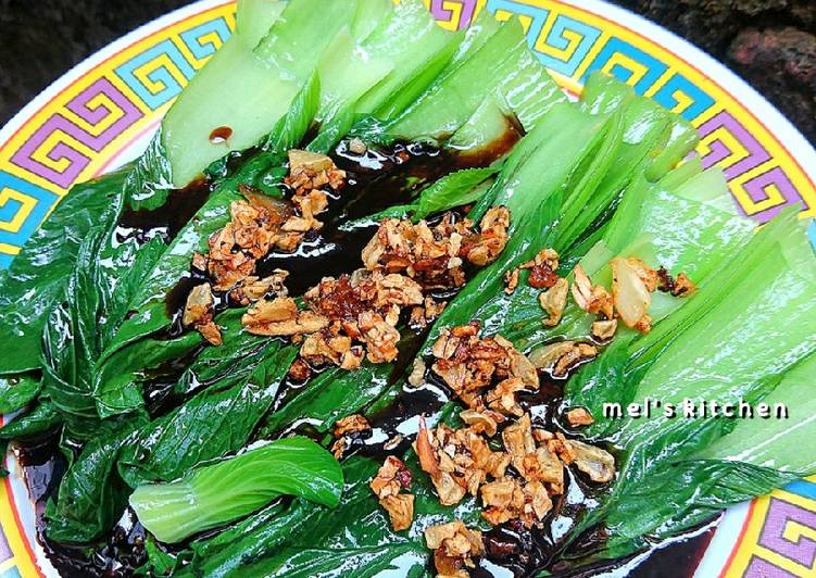 Pakchoy Siram Saus Tiram