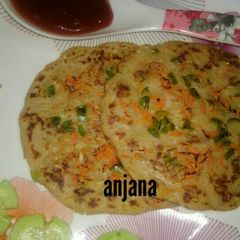 Bread uttapam A picture of Bread uttapam.