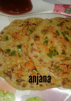A picture of Bread uttapam.