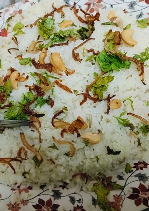 काजू राइस रेसिपी मुख्य फोटो