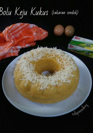 Foto resep Bolu kukus keju (takaran sendok)