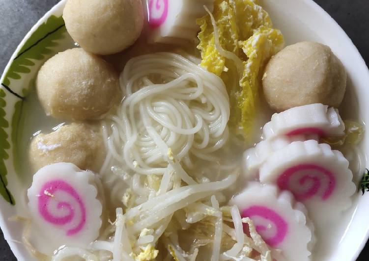 Easiest Way to Prepare Ultimate Narutomaki Noodle Soup