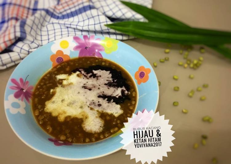 Bubur kacang hijau & ketan hitam