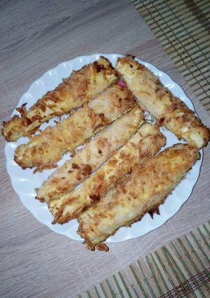 Zdjęcie przepisu Paluszki z cukinii pieczone w piekarniku.
