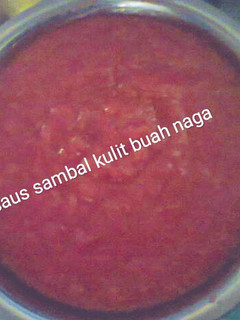 Foto resep Saus sambal kulit buah naga