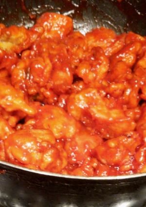 A picture of Orange Dynamite chicken 🐔🐔.