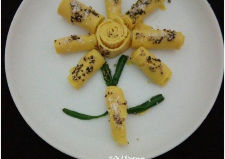 Recipe of Khandvi Yummy