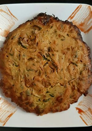 A picture of Fenugreek leaves panki.
