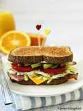 Bacon, Ham, Avocado, & Cheese Sandwich