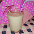 Batido de fresa y plátano
