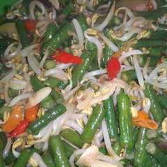 Tumis touge kacang panjang রেসিপির প্রধান ছবি