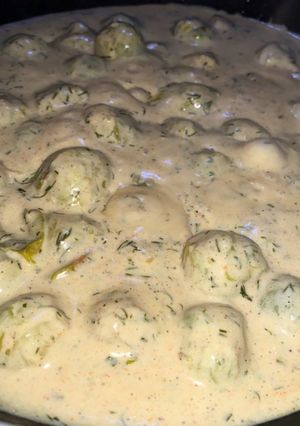 Kapros-tejszínes kelbimbó recept fotója