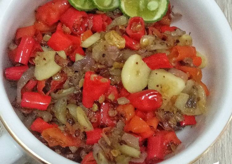 Resep Sambal embe khas bali Anti Gagal