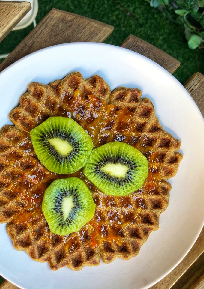 Una foto de Gofres de avena y plátano con MyCook One