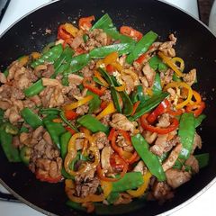 Stirfry chicken A picture of Stirfry chicken.