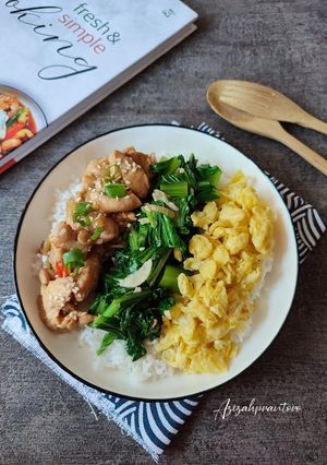 Foto resep Rice bowl chicken donburi
