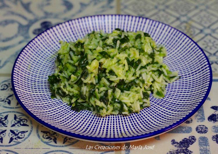 Risotto de Espinacas, en la monsieur cuisine