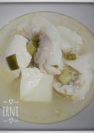 Foto resep Pangsit ayam rebus