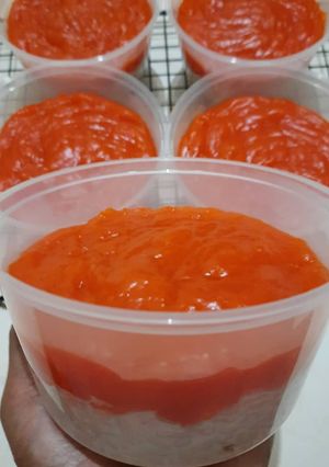 Foto resep Kue Ketan Talam Semangka
