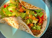Une photo de tacos cheddar