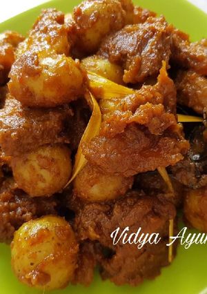 Foto resep Rendang Daging Kentang