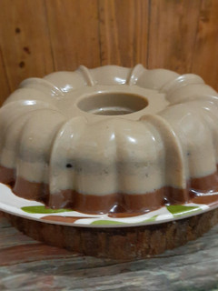 Foto resep Puding kopi coklat cincau