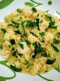 Risotto con zucchine e gamberetti