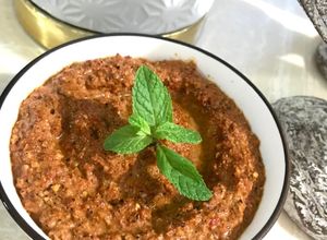 Una foto de Muhammara
