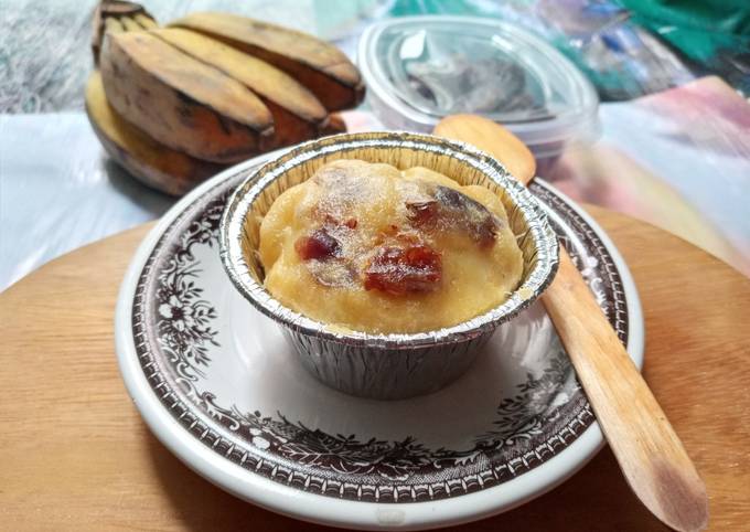 Langkah Mudah untuk Menyiapkan Pisang kepok kurma kukus gula merah, Bikin Ngiler