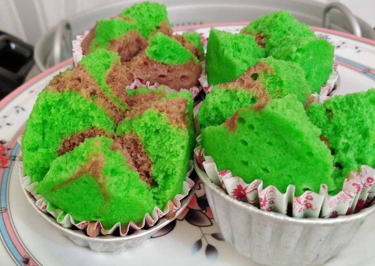 Bolkus coklat pandan 1 telur