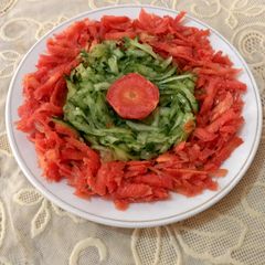 Carrot and cucumber salad 🥗 🥕🥕🥒🥒🥗 A picture of Carrot and cucumber salad 🥗 🥕🥕🥒🥒🥗.