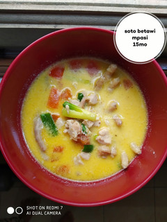 Foto resep Soto betawi mpasi 15mo