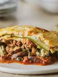 A picture of No-Noodle Zucchini Lasagna.