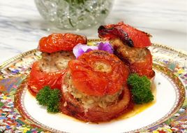 Tomato Farcies a l’Ancienne - Stuffed Tomatoes