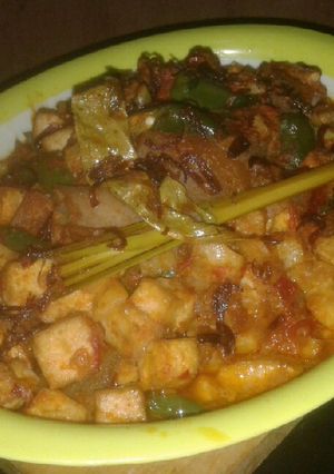 Foto resep Sambel goreng krecek+tahu+kentang