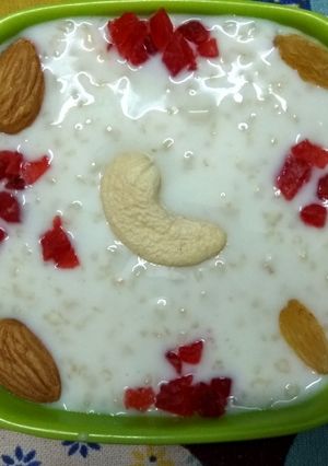 A picture of Oats kheer.