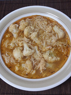 Una foto de Sopa de coliflor
