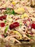 Day After Thanksgiving Turkey Salad with Apples, Dried Cranberries & Other Stuff