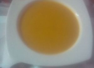 صورة لوصفة حساء الدجاج والجبن (velouté de poulet)