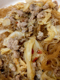 家常炒冬粉 的食譜成品照片