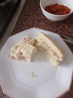 Una foto de Pastel de pan de molde