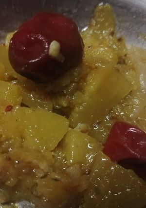 A picture of Kasi phal / meetha kaddu.