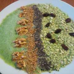 Una foto de Smoothie verde de espinaca