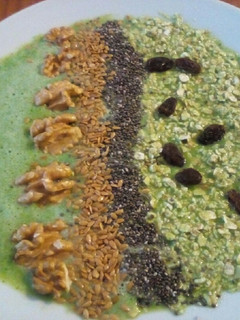 Una foto de Smoothie verde de espinaca