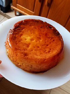 Una foto de Flan casero en microondas