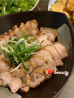 氣炸蒜香椒鹽五花 的食譜成品照片