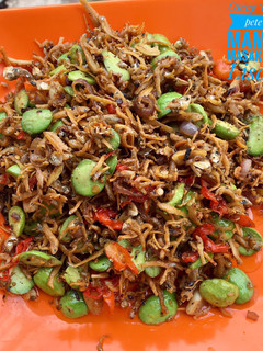 Foto resep Oseng teri pete pedas
